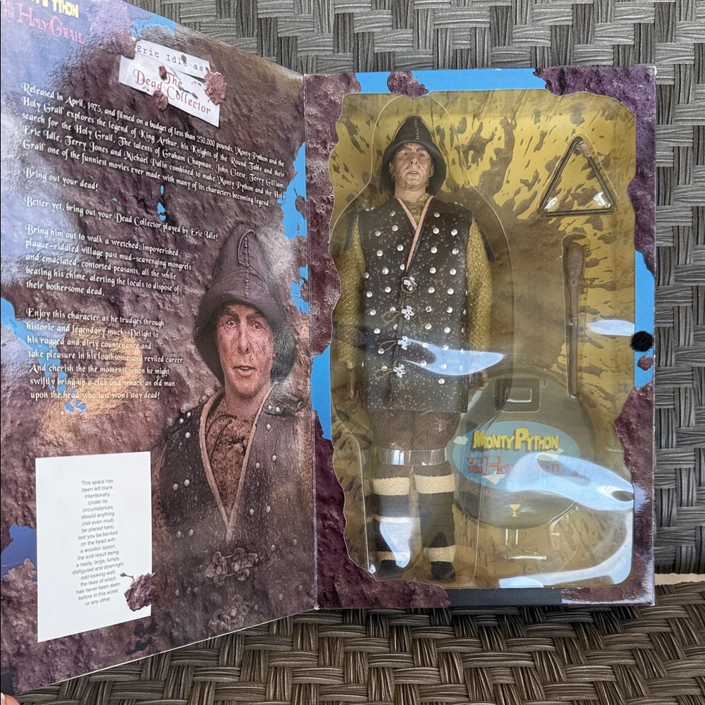 Monty Python Black and Gray Action Figure New in Box